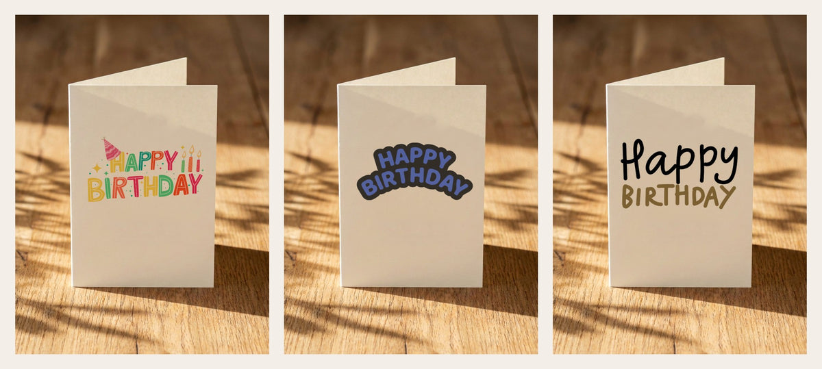 Birthday Card Pack – all cards