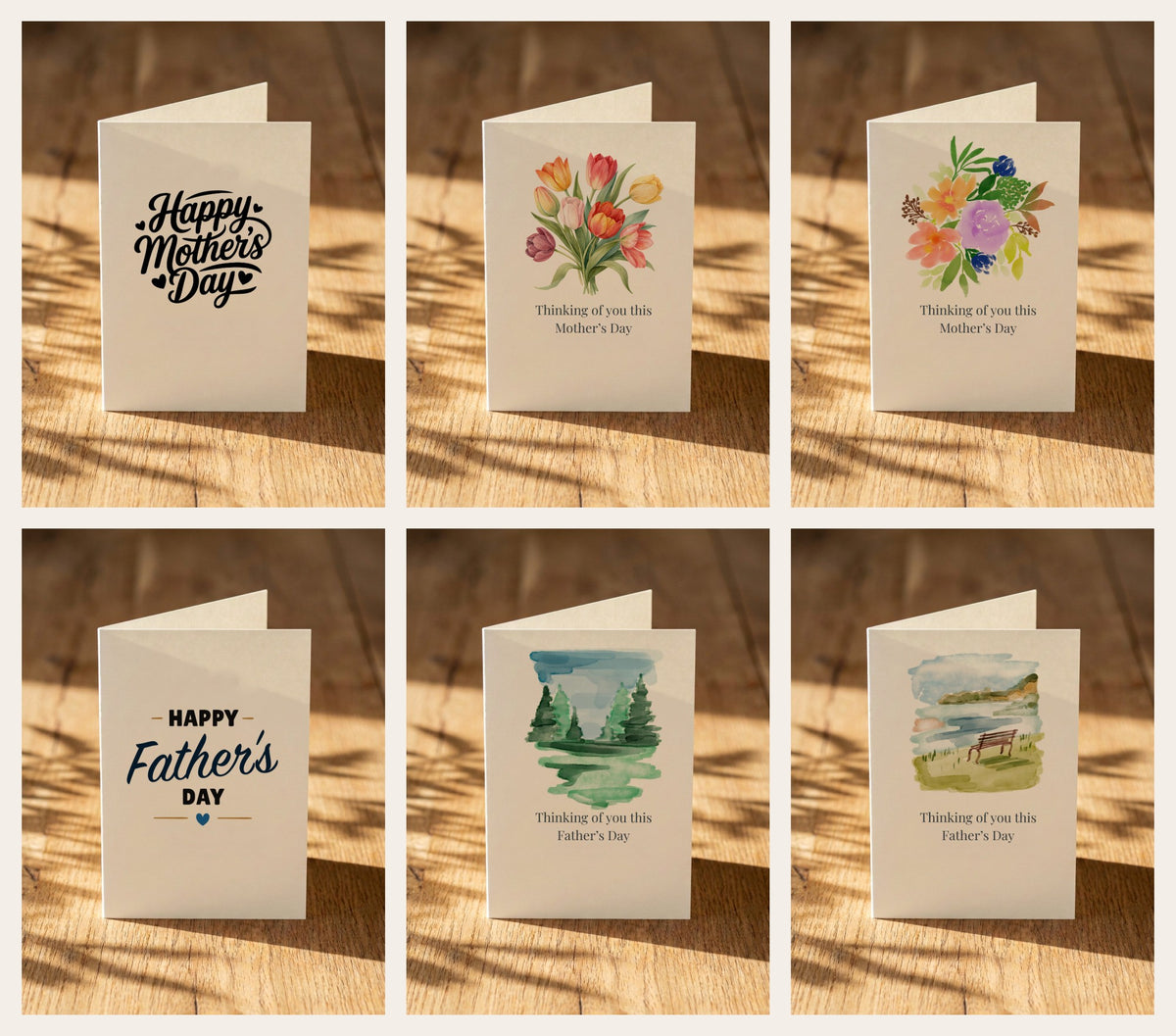 Holiday Card Pack – Mother’s Day & Father’s Day – all cards