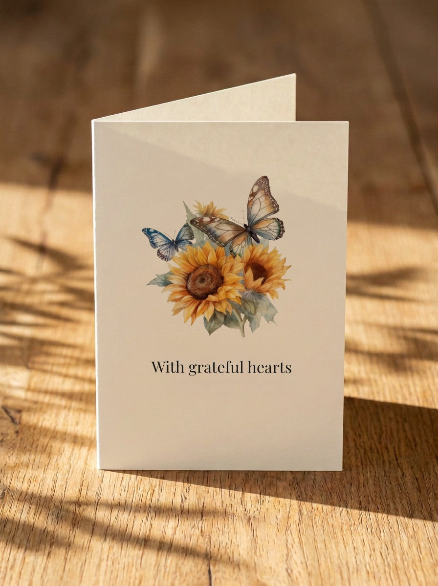 Adoption Thank You Card Pack – front